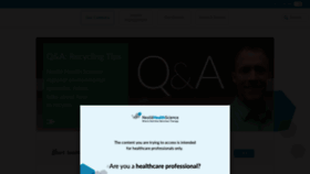 What Nestlehealthscience.us website looked like in 2019 (4 years ago)