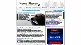 What Newsrover.com website looked like in 2019 (4 years ago)