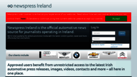 What Newspress.ie website looked like in 2019 (4 years ago)