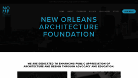 What Noaf.org website looked like in 2019 (6 years ago)