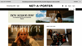 What Net-a-porter.co.uk website looked like in 2019 (4 years ago)