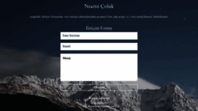 What Necmicolak.com website looked like in 2019 (4 years ago)