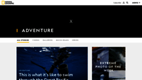 What Ngadventure.com website looked like in 2019 (4 years ago)