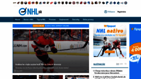 What Nhl.sk website looked like in 2019 (4 years ago)