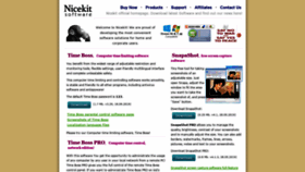 What Nicekit.com website looked like in 2019 (4 years ago)