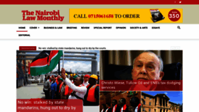 What Nairobilawmonthly.com website looked like in 2019 (4 years ago)