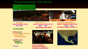 What Nicaraguaspanishlanguage.com website looked like in 2019 (4 years ago)