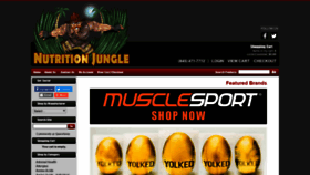 What Nutritionjungle.com website looked like in 2019 (4 years ago)