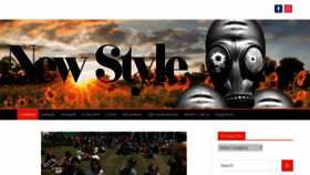 What Newstyle-mag.com website looked like in 2019 (4 years ago)