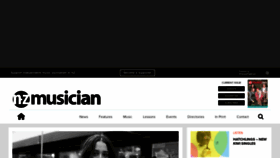 What Nzmusician.co.nz website looked like in 2019 (4 years ago)