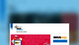 What Newbinusmaya.binus.ac.id website looked like in 2019 (4 years ago)