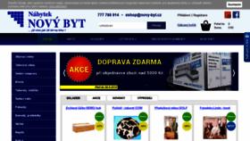 What Novy-byt.cz website looked like in 2019 (5 years ago)