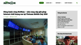 What Netnam.com.vn website looked like in 2019 (4 years ago)