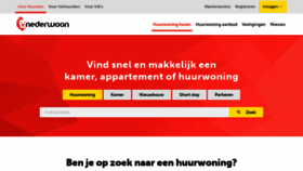 What Nederwoon.nl website looked like in 2019 (6 years ago)
