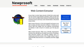 What Newprosoft.com website looked like in 2019 (4 years ago)