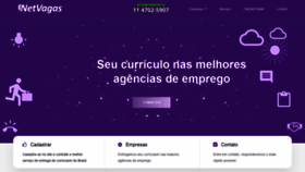 What Netvagas.com.br website looked like in 2019 (4 years ago)