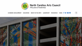 What Ncarts.org website looked like in 2019 (4 years ago)