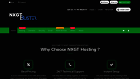What Nxgthosting.com website looked like in 2019 (4 years ago)