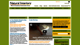 What Naturalinteriors.com website looked like in 2019 (4 years ago)