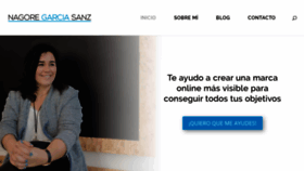 What Nagoregarciasanz.com website looked like in 2019 (4 years ago)