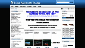 What Nscaleamericantrains.co.uk website looked like in 2019 (4 years ago)