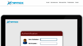 What Nemox.fr website looked like in 2019 (4 years ago)