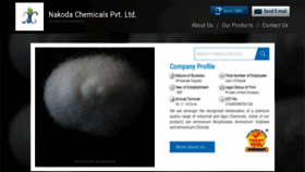 What Nakodachemical.co.in website looked like in 2019 (4 years ago)