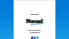 What Nomadplc.co.uk website looked like in 2019 (4 years ago)