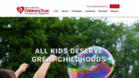 What Nhchildrenstrust.org website looked like in 2019 (4 years ago)