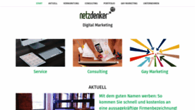 What Netzdenker.com website looked like in 2019 (4 years ago)