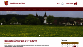 What Neunkirchen-am-sand.de website looked like in 2019 (4 years ago)