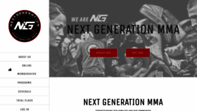 What Nextgenerationmma.com website looked like in 2019 (4 years ago)