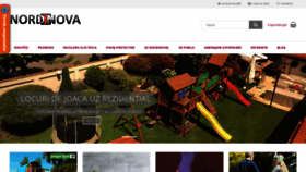 What Nordinova.ro website looked like in 2019 (4 years ago)