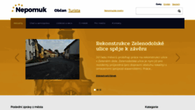 What Nepomuk.cz website looked like in 2019 (4 years ago)