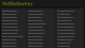 What Netbizdirectory.com website looked like in 2019 (4 years ago)