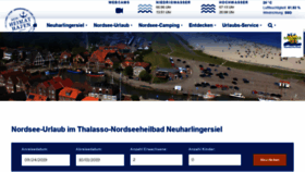 What Neuharlingersiel.de website looked like in 2019 (4 years ago)