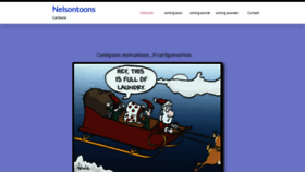 What Nelsontoons.com website looked like in 2019 (4 years ago)