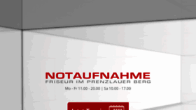 What Notaufnahme-berlin.de website looked like in 2019 (4 years ago)