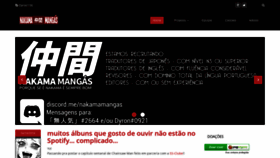 What Nakamamangas.com website looked like in 2019 (4 years ago)