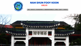 What Namshunfooykoon.com website looked like in 2019 (4 years ago)