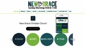What Newgracechristian.org website looked like in 2019 (4 years ago)