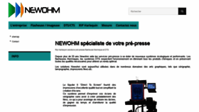 What Newohm.com website looked like in 2019 (4 years ago)