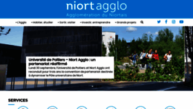 What Niortagglo.fr website looked like in 2019 (4 years ago)