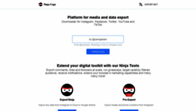 What Ninja-copy.com website looked like in 2019 (4 years ago)
