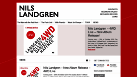 What Nilslandgren.com website looked like in 2019 (4 years ago)