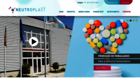 What Neutroplast.com website looked like in 2019 (4 years ago)