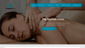 What Norfolkclinic.com website looked like in 2019 (4 years ago)