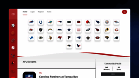 What Nflstreams100.com website looked like in 2019 (4 years ago)