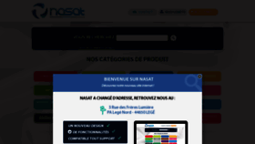 What Nasat.fr website looked like in 2019 (4 years ago)