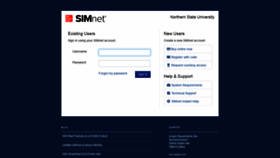What Northern.simnetonline.com website looked like in 2019 (4 years ago)